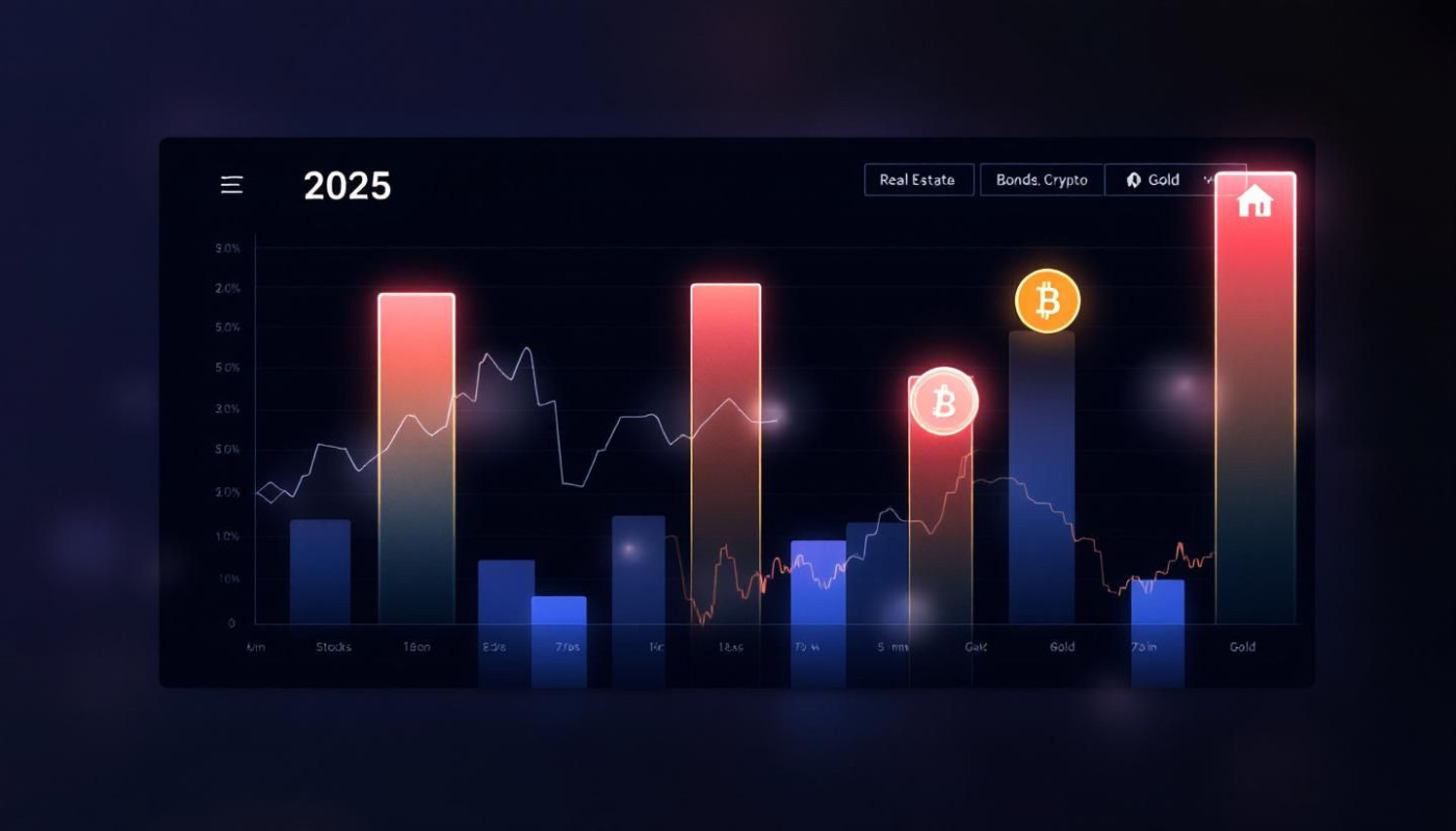 Investitionsleistungsbilanz 2025: Aktienmärkte, Immobilien, Anleihen, Gold, Kryptowährungen und mehr